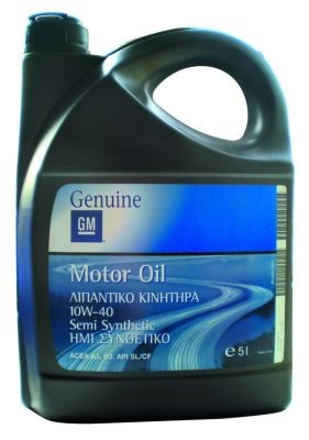 General Motors Motor Oil Semi Synthetic